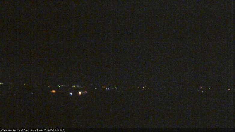 Lake Travis webcam, August 26, 2016 8:05 PM CT