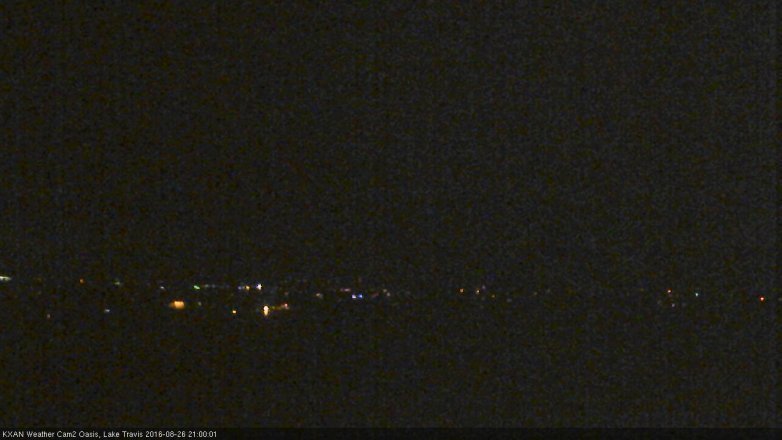 Lake Travis webcam, August 26, 2016 8:10 PM CT