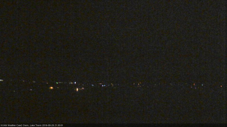 Lake Travis webcam, August 26, 2016 8:35 PM CT