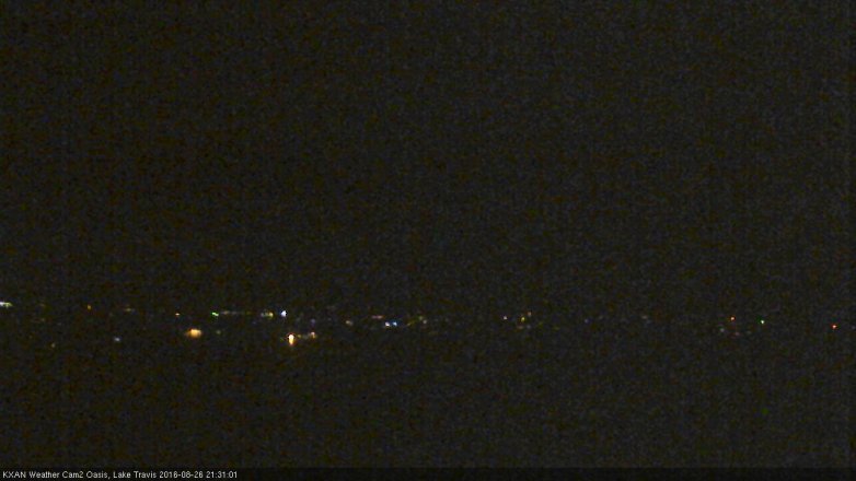 Lake Travis webcam, August 26, 2016 8:40 PM CT