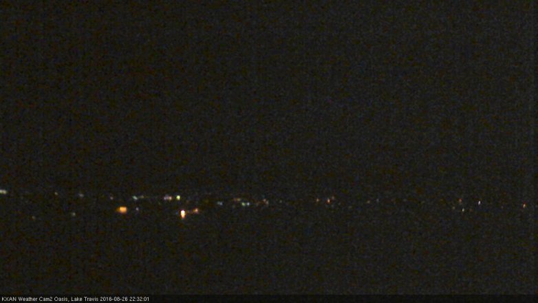 Lake Travis webcam, August 26, 2016 9:55 PM CT