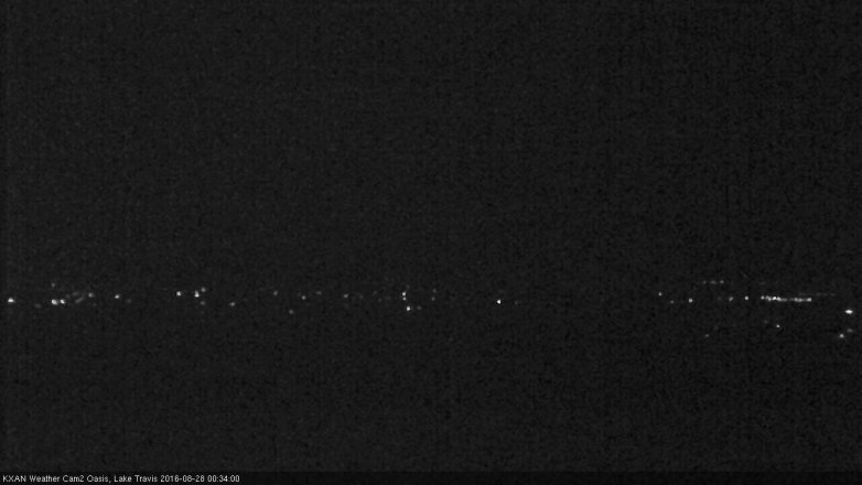 Lake Travis webcam, August 27, 2016 11:45 PM CT