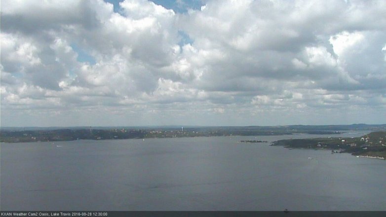 Lake Travis webcam, August 28, 2016 12:00 PM CT