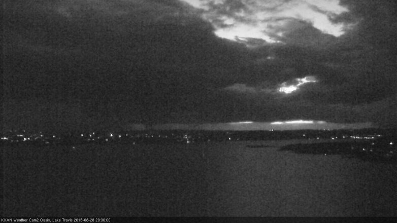 Lake Travis webcam, August 28, 2016 7:55 PM CT