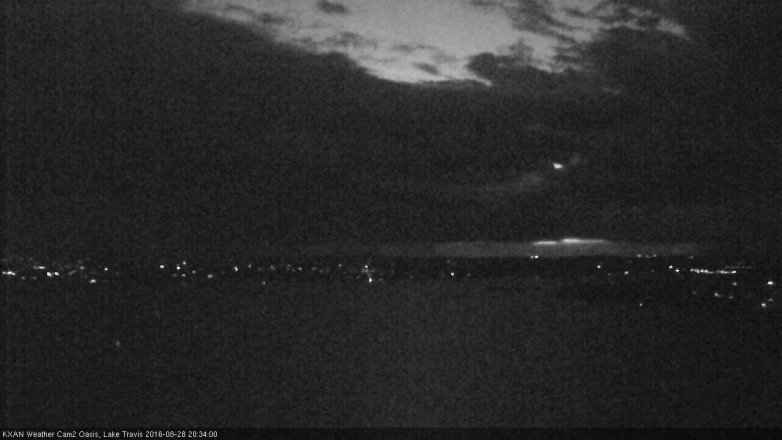 Lake Travis webcam, August 28, 2016 8:00 PM CT