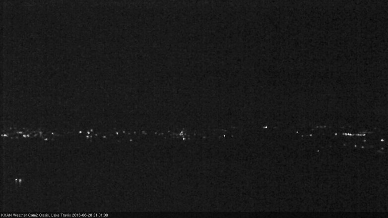 Lake Travis webcam, August 28, 2016 8:25 PM CT