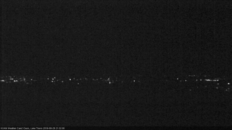 Lake Travis webcam, August 28, 2016 9:00 PM CT