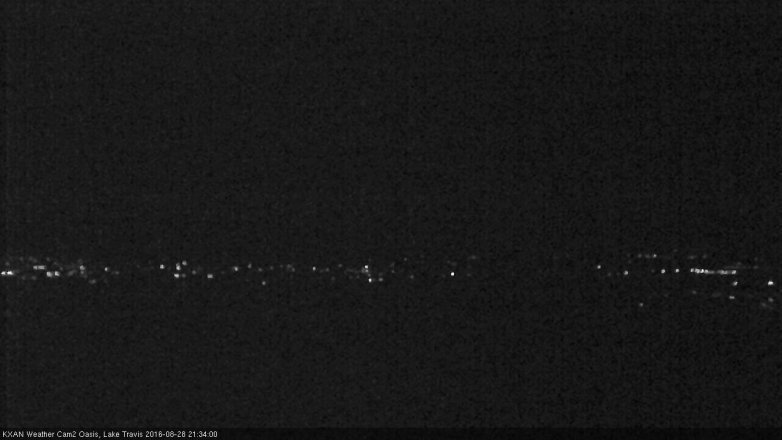 Lake Travis webcam, August 28, 2016 9:05 PM CT