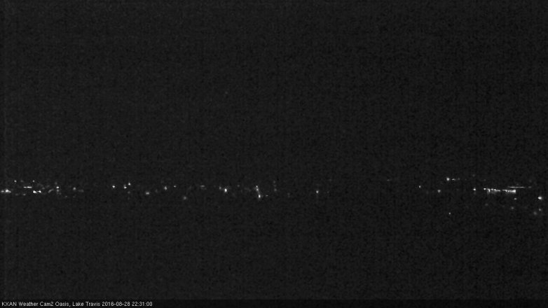 Lake Travis webcam, August 28, 2016 9:35 PM CT