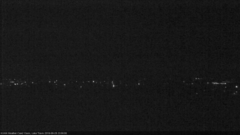 Lake Travis webcam, August 28, 2016 10:15 PM CT