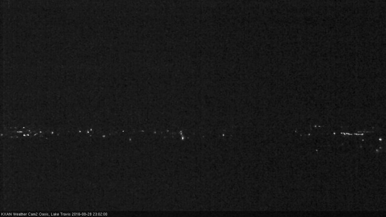 Lake Travis webcam, August 28, 2016 10:25 PM CT