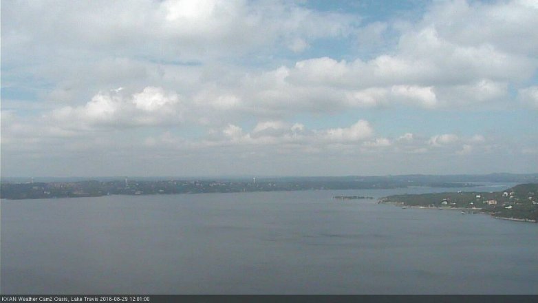 Lake Travis webcam, August 29, 2016 11:10 AM CT