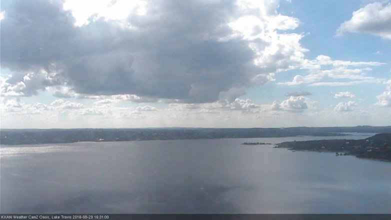 Lake Travis webcam, August 29, 2016 3:50 PM CT