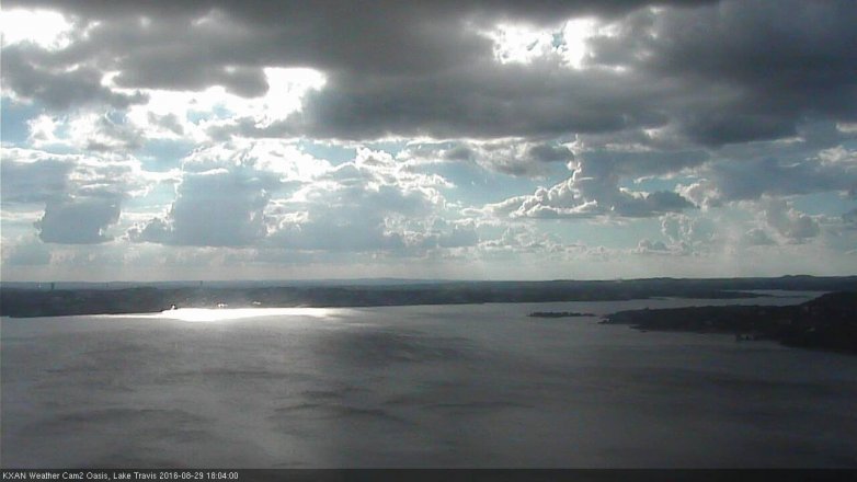 Lake Travis webcam, August 29, 2016 5:30 PM CT