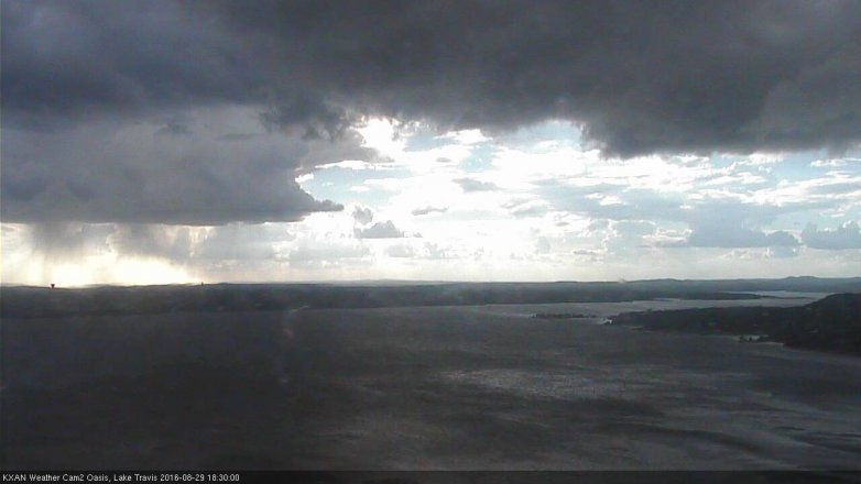 Lake Travis webcam, August 29, 2016 6:00 PM CT