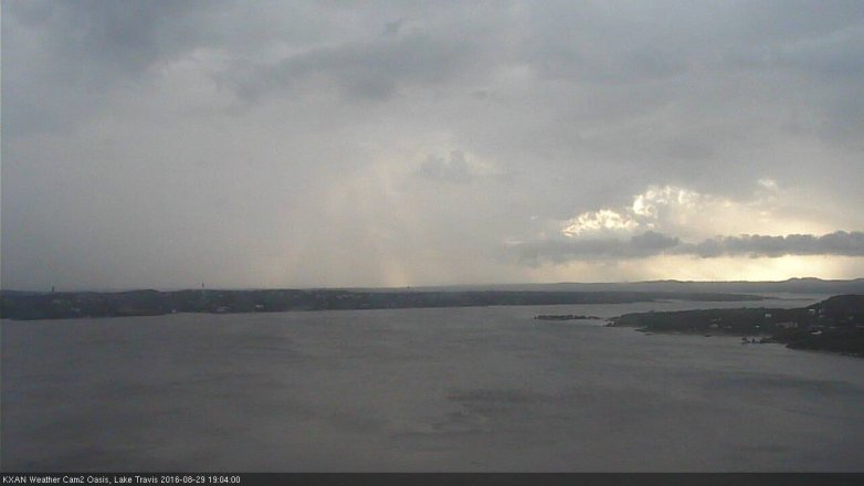 Lake Travis webcam, August 29, 2016 6:30 PM CT