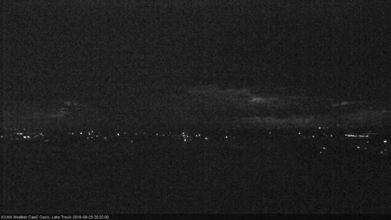 Lake Travis webcam, August 29, 2016 7:45 PM CT