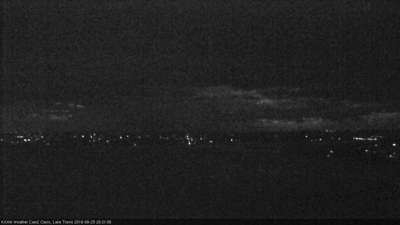 Lake Travis webcam, August 29, 2016 7:55 PM CT