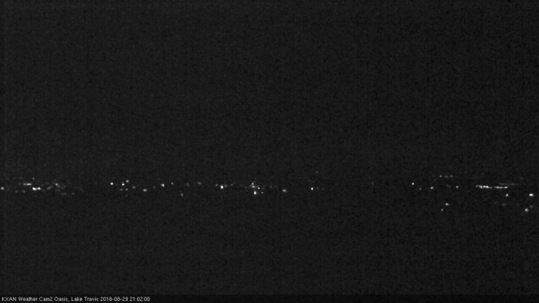 Lake Travis webcam, August 29, 2016 8:10 PM CT