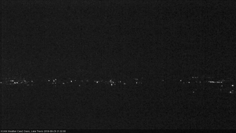 Lake Travis webcam, August 29, 2016 8:35 PM CT
