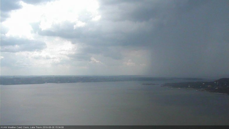 Lake Travis webcam, August 30, 2016 2:45 PM CT