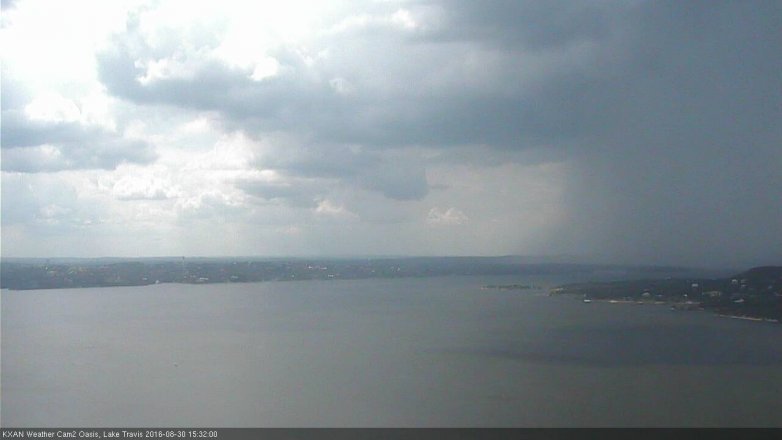 Lake Travis webcam, August 30, 2016 2:50 PM CT