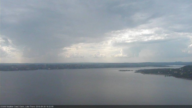 Lake Travis webcam, August 30, 2016 3:40 PM CT