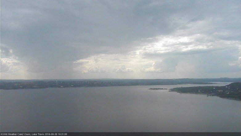 Lake Travis webcam, August 30, 2016 4:00 PM CT