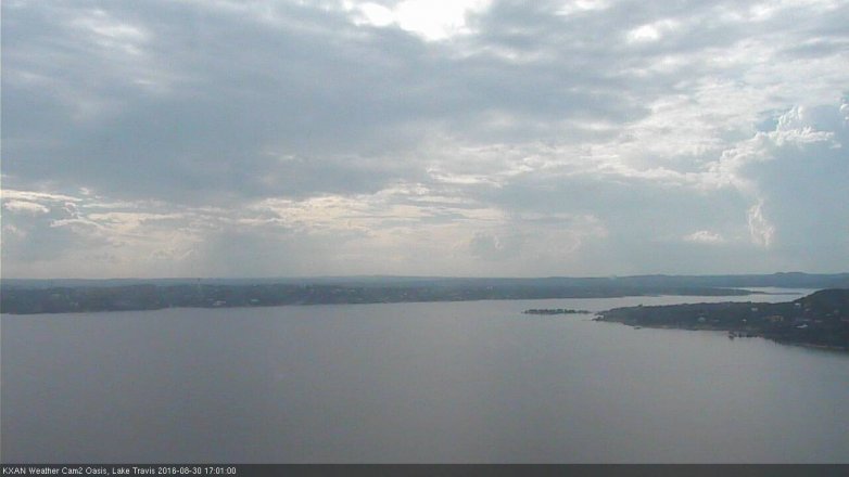 Lake Travis webcam, August 30, 2016 4:20 PM CT