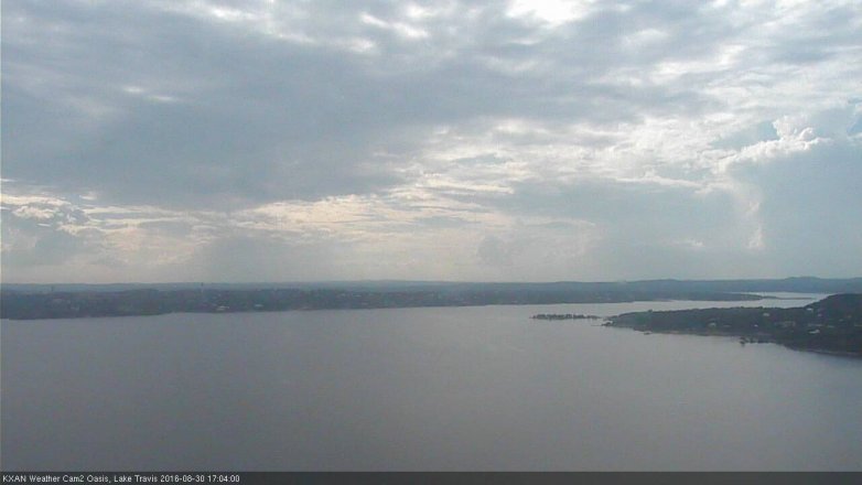 Lake Travis webcam, August 30, 2016 4:30 PM CT