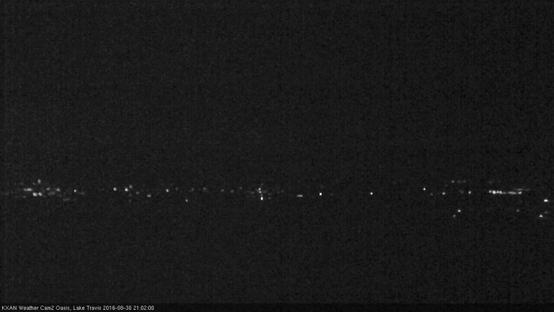 Lake Travis webcam, August 30, 2016 8:20 PM CT