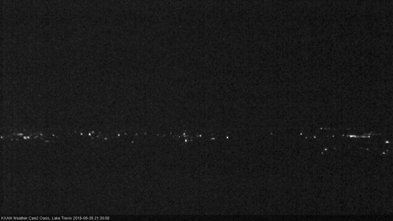 Lake Travis webcam, August 30, 2016 8:40 PM CT