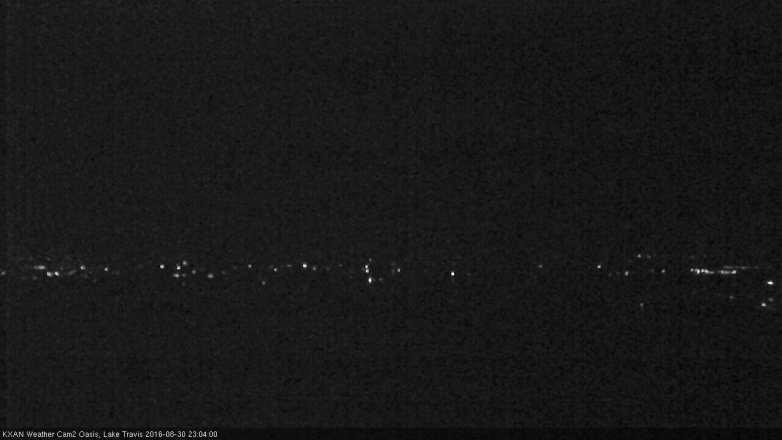 Lake Travis webcam, August 30, 2016 10:10 PM CT