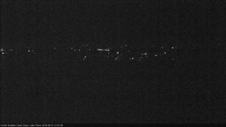 Lake Travis webcam, August 31, 2016 8:10 PM CT