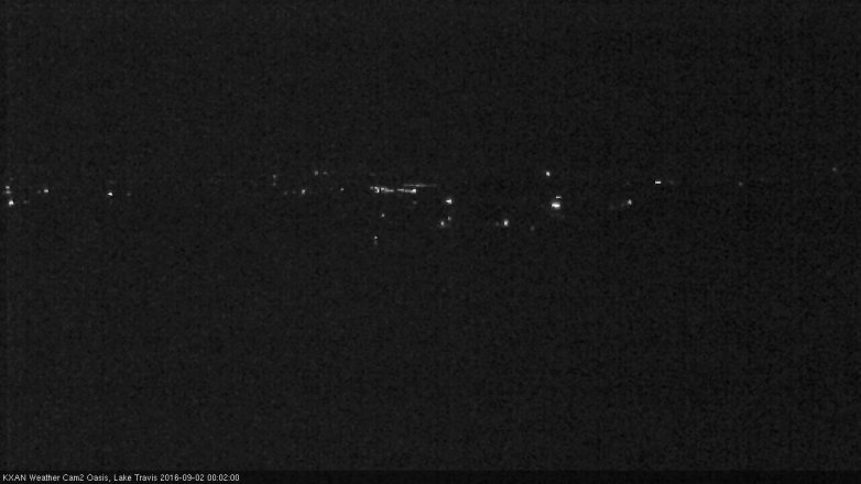 Lake Travis webcam, September 1, 2016 11:25 PM CT
