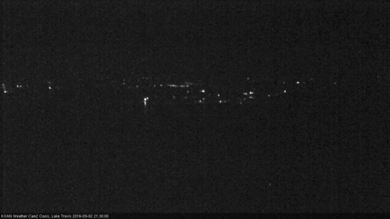 Lake Travis webcam, September 2, 2016 8:50 PM CT