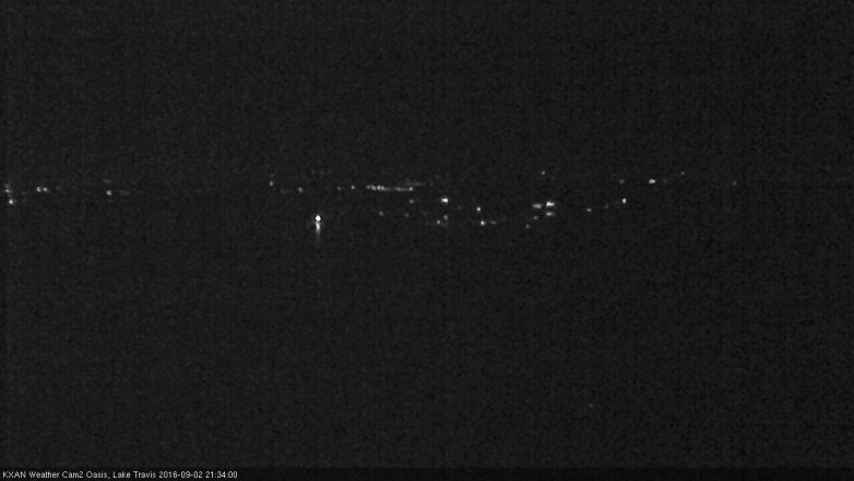 Lake Travis webcam, September 2, 2016 8:55 PM CT