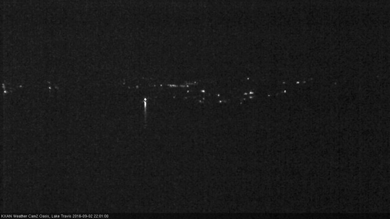 Lake Travis webcam, September 2, 2016 9:20 PM CT
