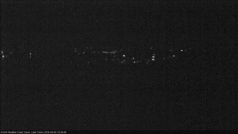 Lake Travis webcam, September 2, 2016 10:50 PM CT