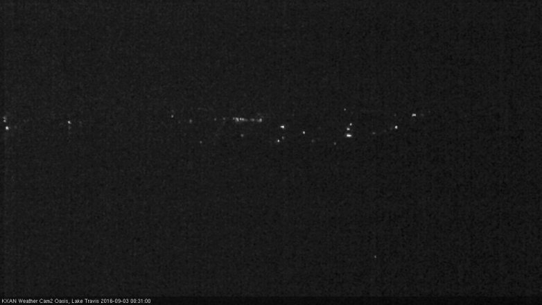 Lake Travis webcam, September 2, 2016 11:50 PM CT