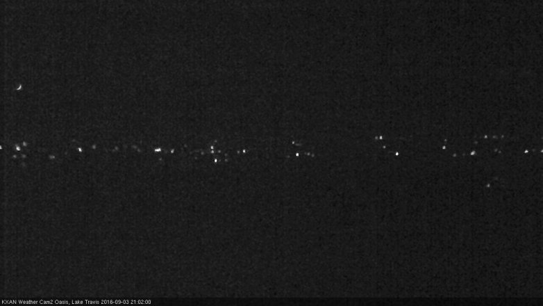Lake Travis webcam, September 3, 2016 8:15 PM CT