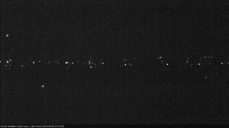 Lake Travis webcam, September 3, 2016 8:25 PM CT