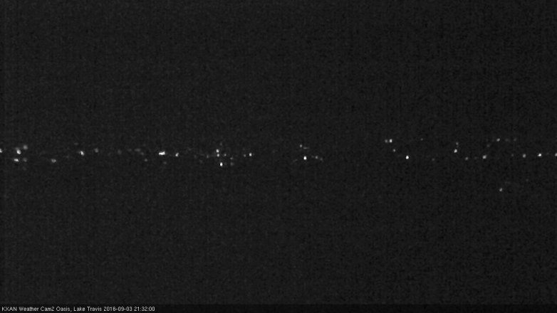 Lake Travis webcam, September 3, 2016 8:35 PM CT