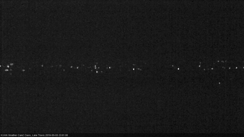 Lake Travis webcam, September 3, 2016 10:05 PM CT