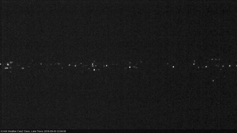 Lake Travis webcam, September 3, 2016 10:15 PM CT