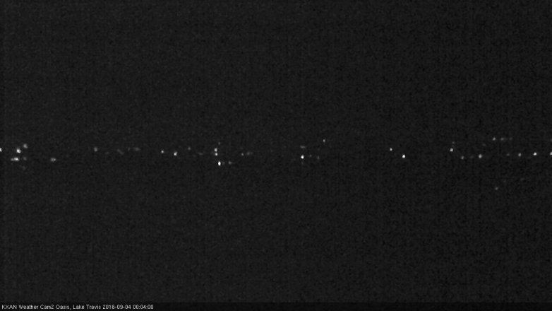 Lake Travis webcam, September 3, 2016 11:10 PM CT