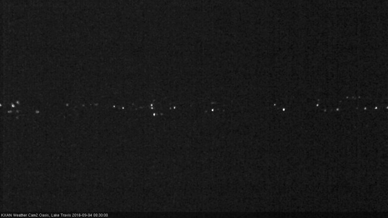 Lake Travis webcam, September 3, 2016 12:00 AM CT