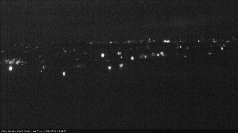 Lake Travis webcam, September 4, 2016 7:40 PM CT