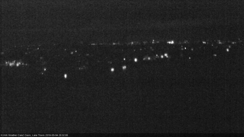 Lake Travis webcam, September 4, 2016 7:50 PM CT
