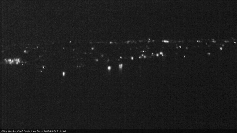 Lake Travis webcam, September 4, 2016 8:40 PM CT